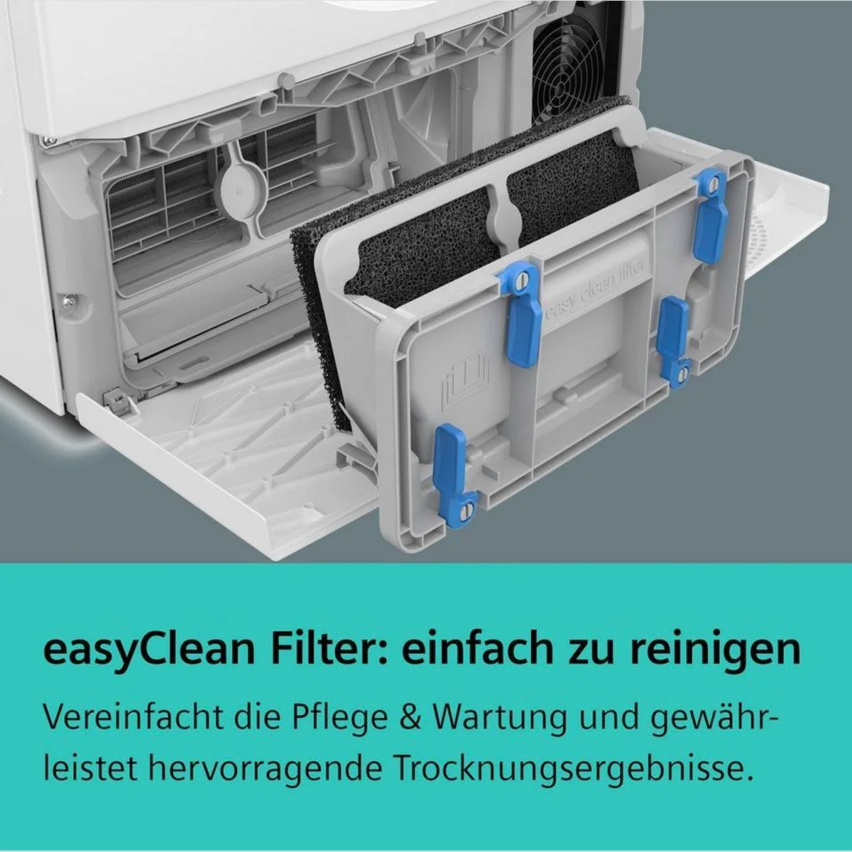 SIEMENS Wärmepumpentrockner iQ500 WQ33G2D01, einfache Reinigung, Outdoor-Programm 2
