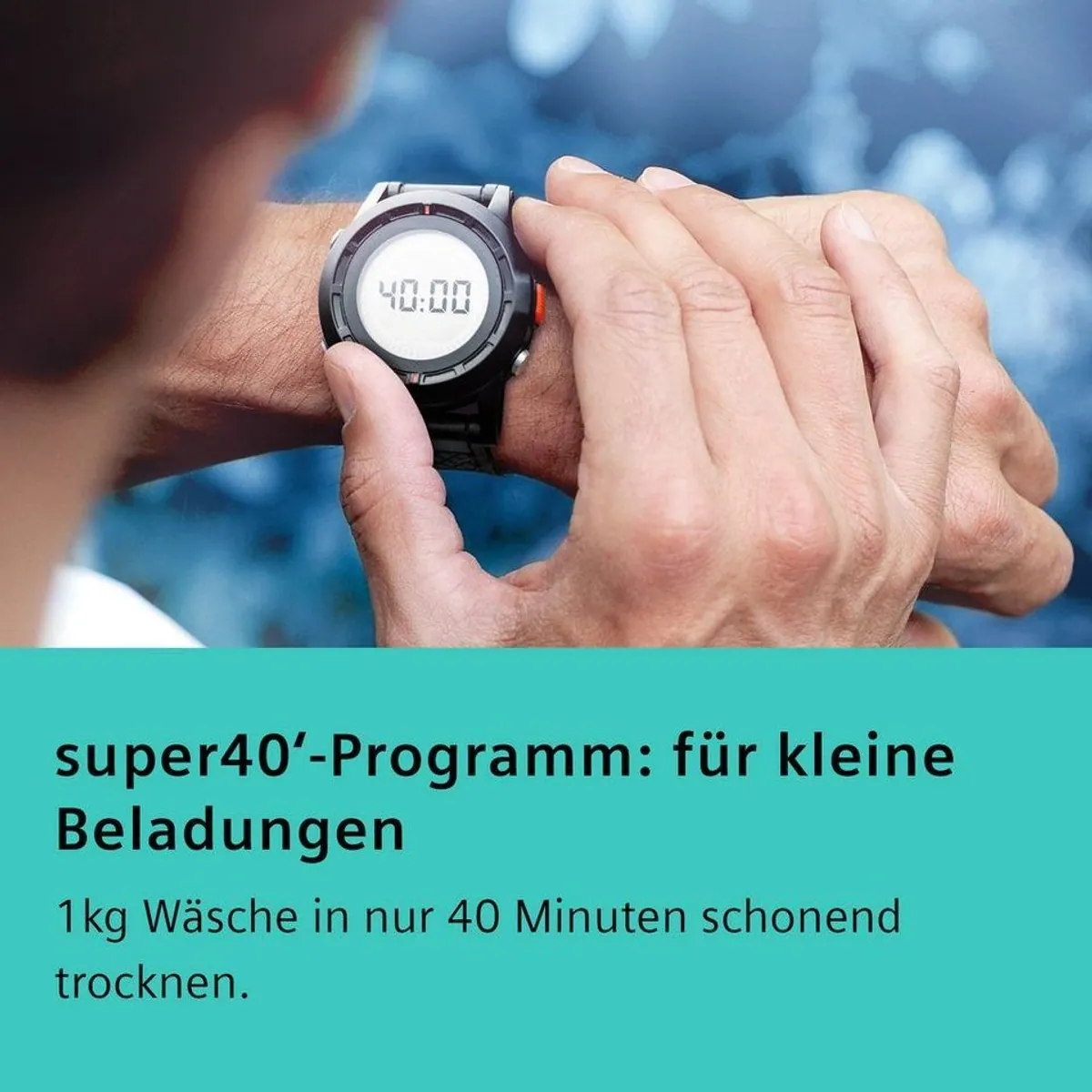 SIEMENS Wärmepumpentrockner iQ700 WR47B2C40, Energieeffizienz A+++, schnelle Trocknungszeiten 4