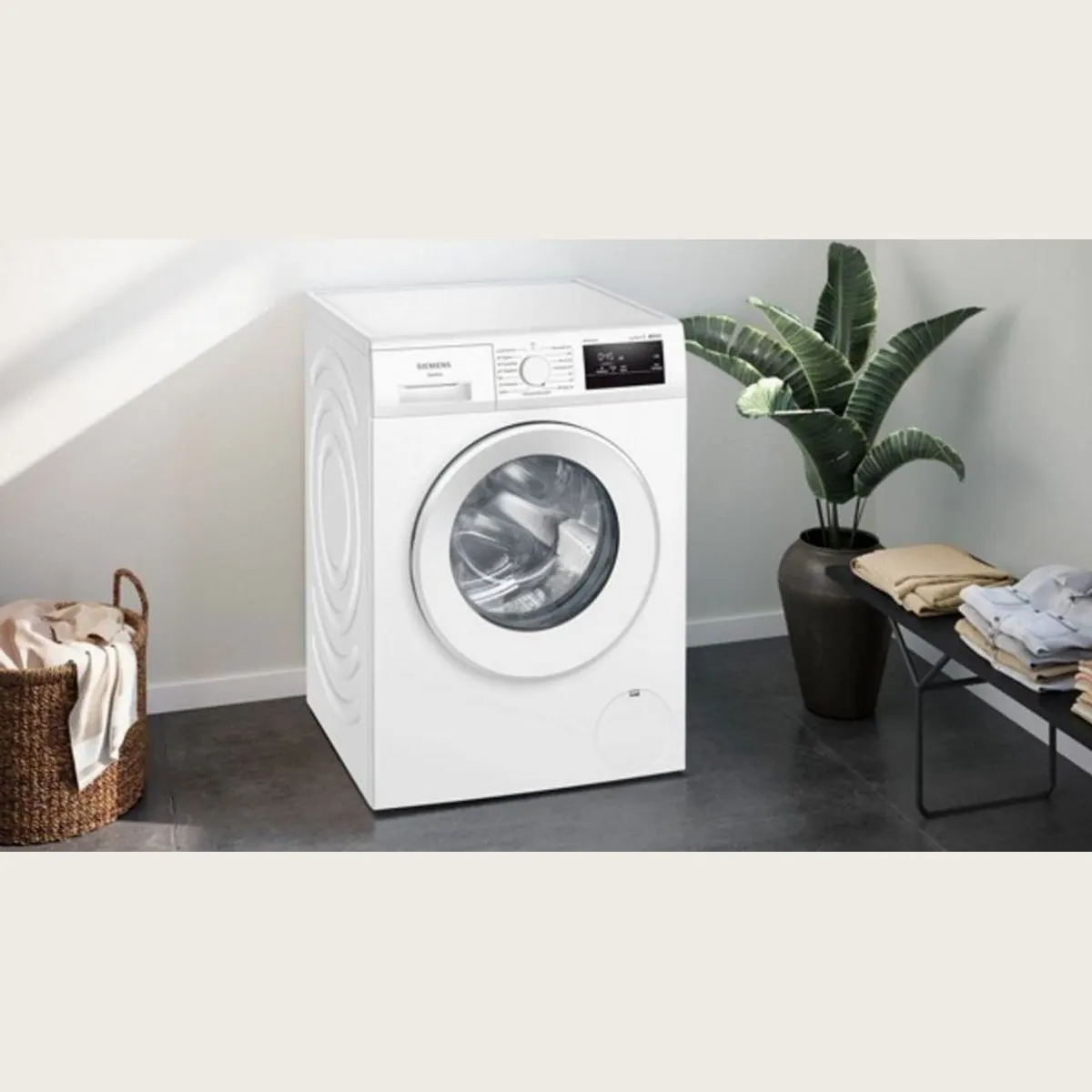 SIEMENS iQ300 WM14N0H5 Waschmaschine, 8 kg, 1400 U/min, smartFinish-Programm zur Faltenreduzierung 4