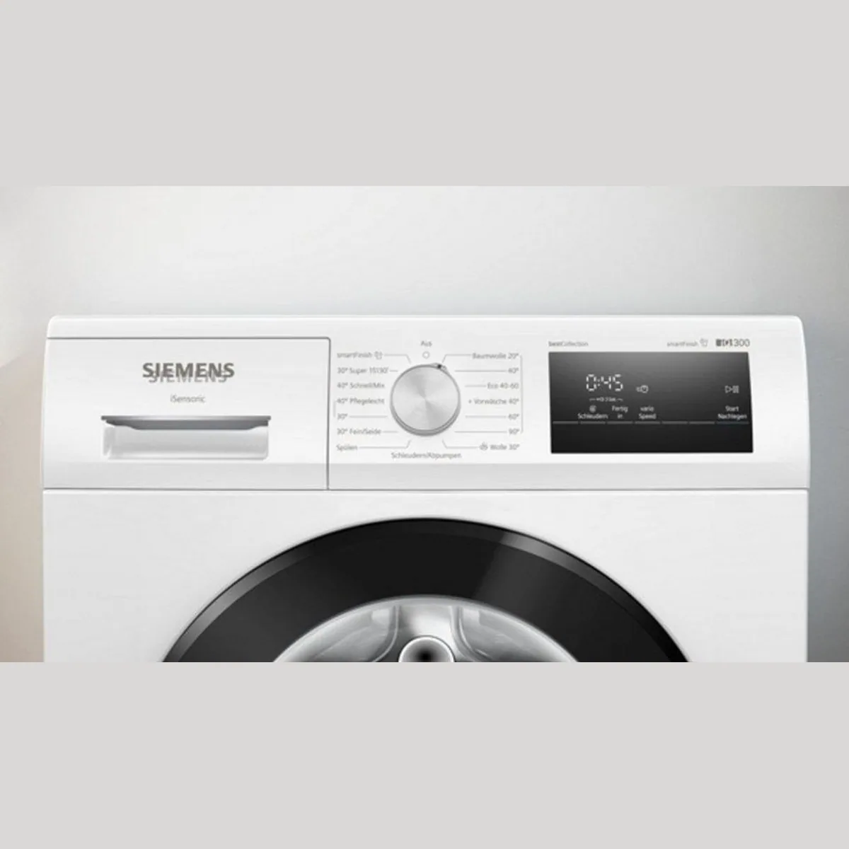 SIEMENS iQ300 WM14N0G5 Waschmaschine, 8 kg, 1400 U/min, energieeffizient und leise 2