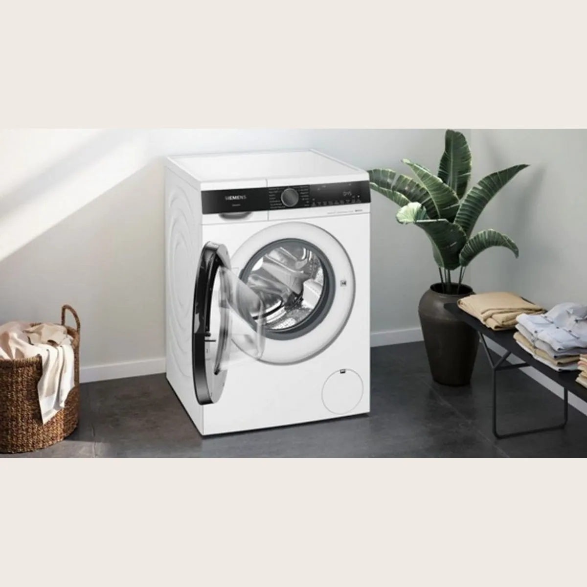 SIEMENS Waschmaschine iQ500 WG34G2Z71, 8 kg, 1400 U/min, varioSpeed, Trommelreinigung 2