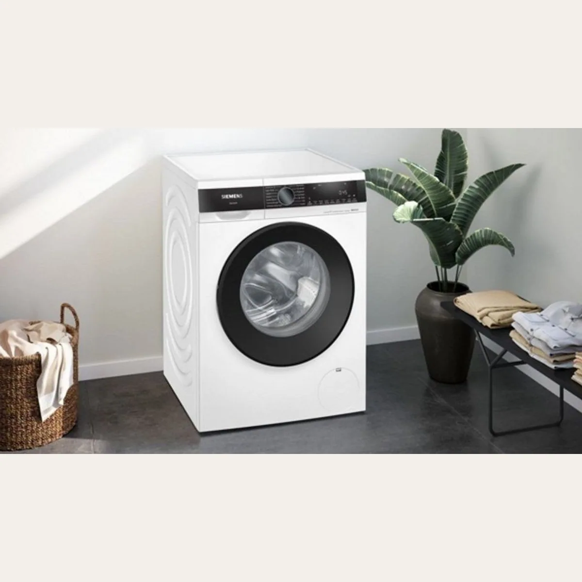 SIEMENS Waschmaschine iQ500 WG34G2Z71, 8 kg, 1400 U/min, varioSpeed, Trommelreinigung 3