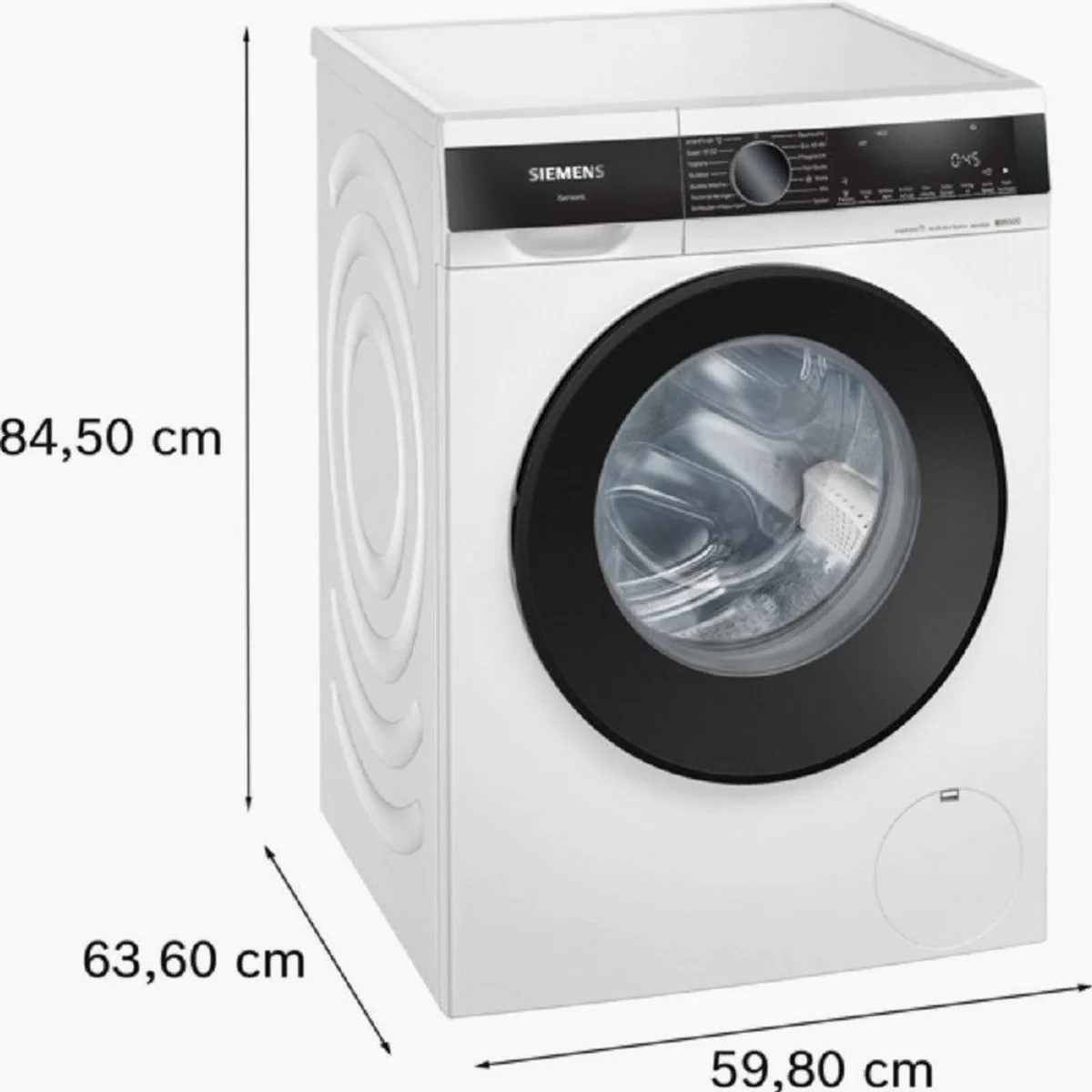 SIEMENS Waschmaschine iQ500 WG34G2Z71, 8 kg, 1400 U/min, varioSpeed, Trommelreinigung 4