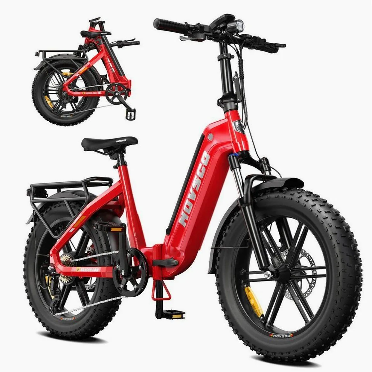 SISIGAD Klapprad 20'' E-Bike, 250W Motor, herausnehmbarer Akku, kompakt faltbar