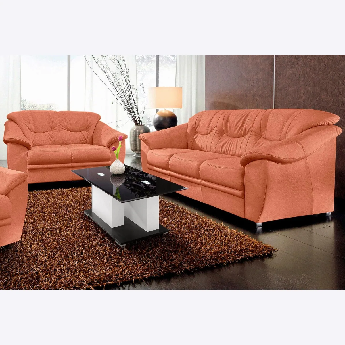 sit&more Polstergarnitur Savona, stilvolles Design, Federkern-Polsterung, frei im Raum stellbar