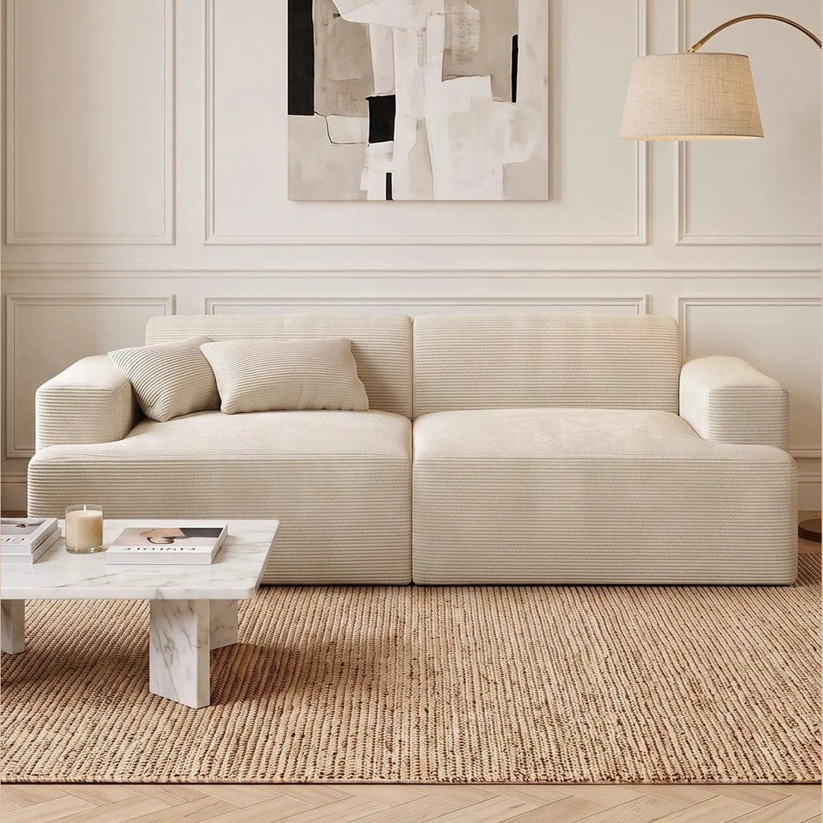 skølm Sofa Freki, komfortabel, pflegeleicht, mit 2 Kissen