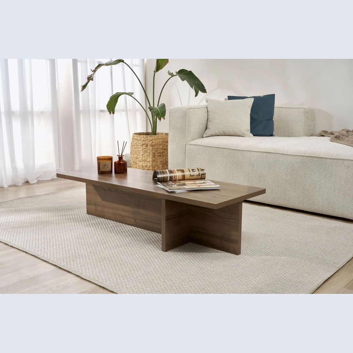 Skye Decor Couchtisch Harbor, modernes Lowboard-Design, robuste 25 mm Platte 3
