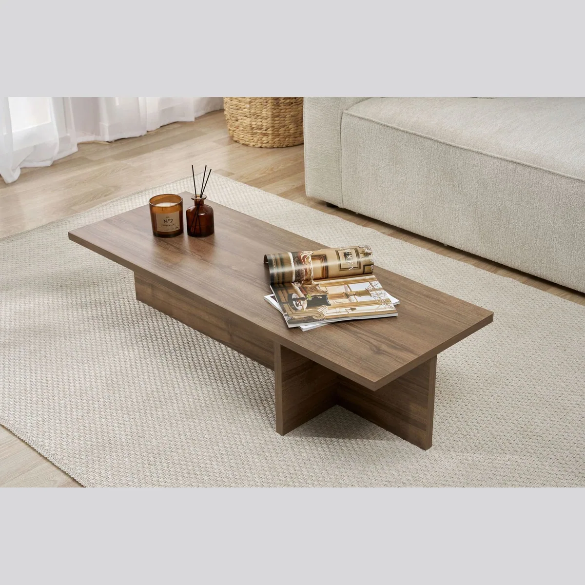 Skye Decor Couchtisch Harbor, modernes Lowboard-Design, robuste 25 mm Platte 4