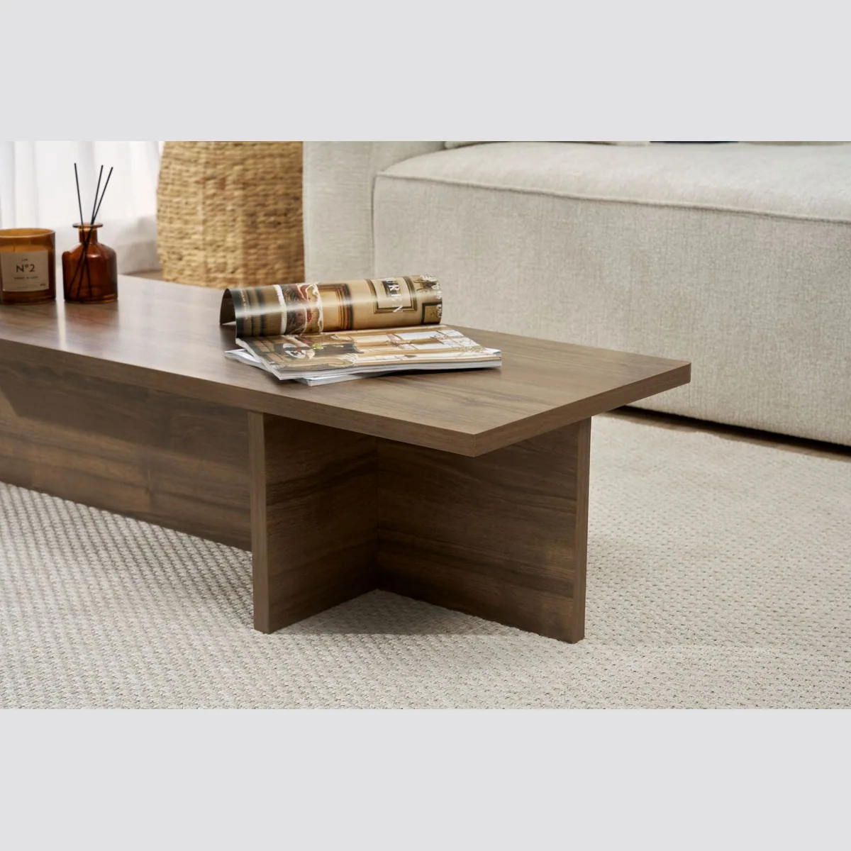 Skye Decor Couchtisch Harbor, modernes Lowboard-Design, robuste 25 mm Platte 5