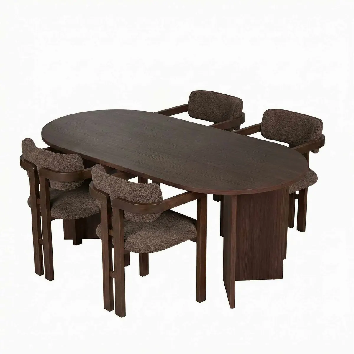 Skye Decor Essgruppe Sablin Modern 4, 5-teiliges Set mit Tisch und Stühlen