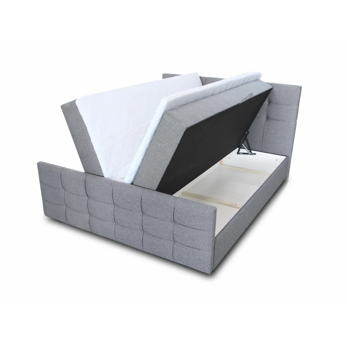 Sofnet Boxbett Best Lux, zwei Bettkästen, Bonell-Matratze, Topper — vielseitig und komfortabel 3