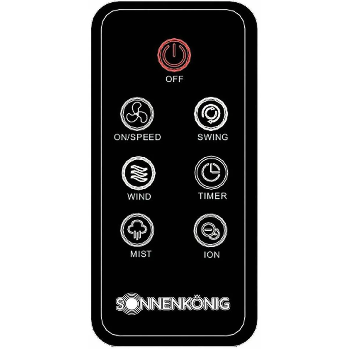 Sonnenkönig Standventilator Air Fresh 5S, 100W Leistung, LED-Display, 3 Ventilationsstufen 4
