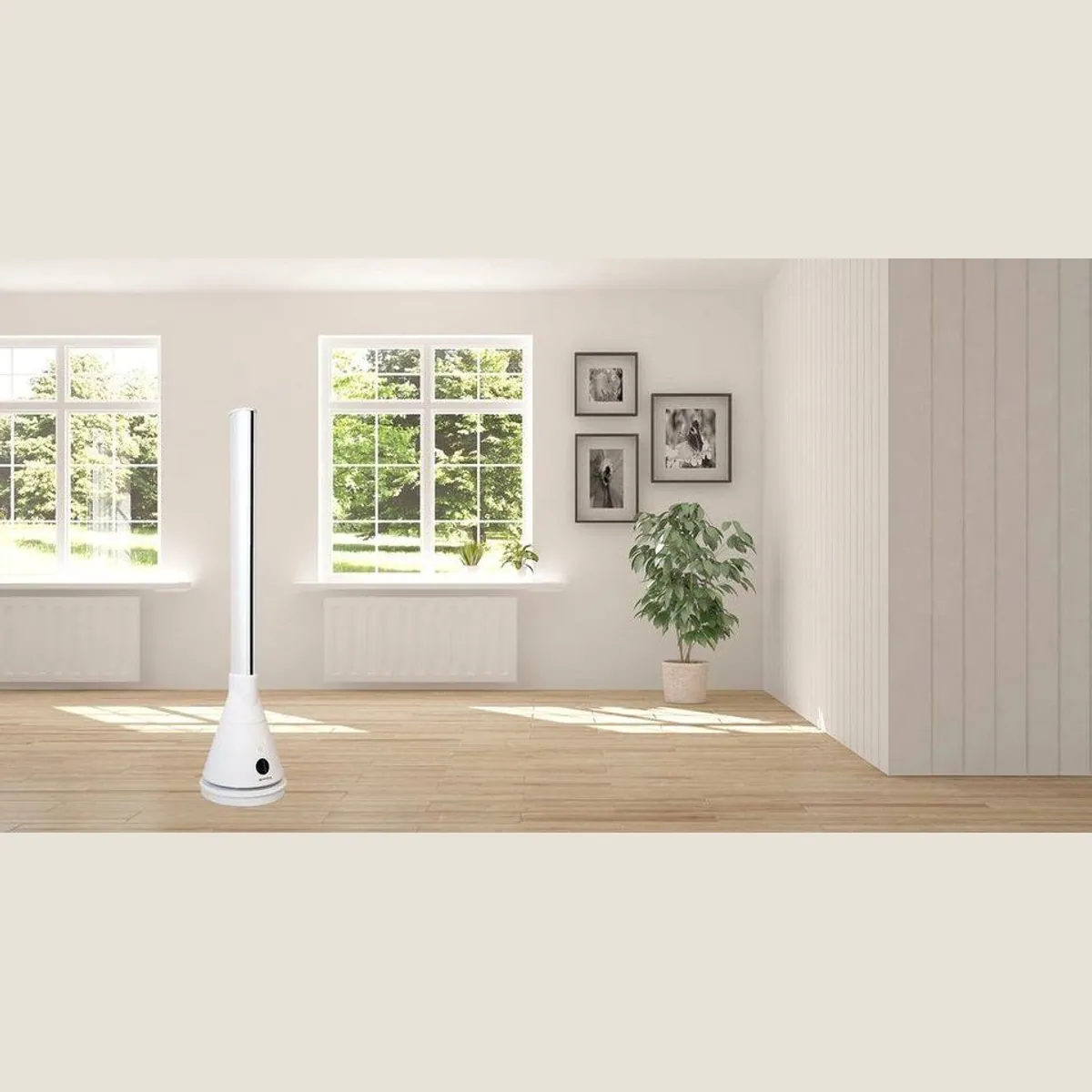 Sonnenkönig Turmventilator Noblade Heat, 2580 m³/h, Heiz- und Kühlfunktion, Fernbedienung 2