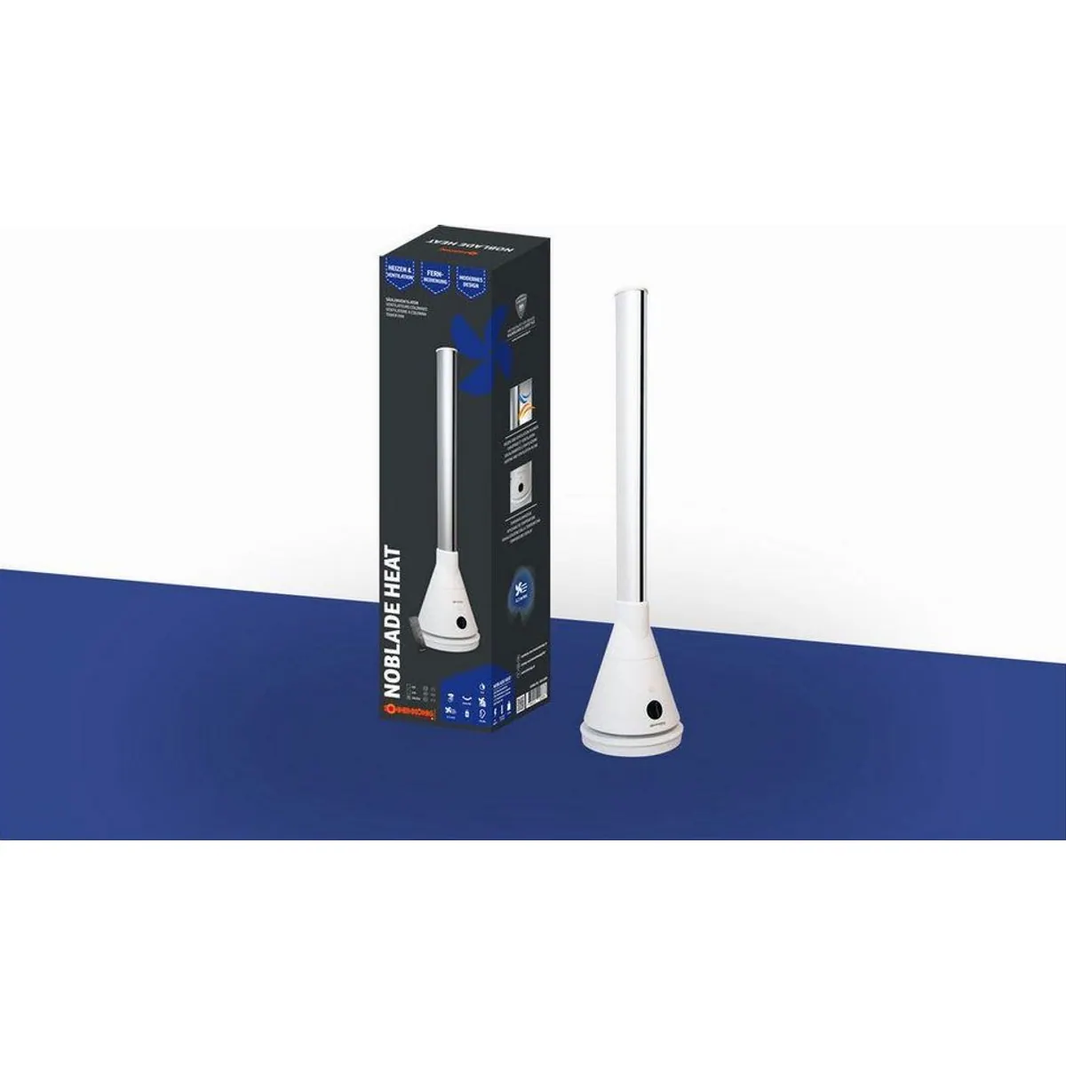 Sonnenkönig Turmventilator Noblade Heat, 2580 m³/h, Heiz- und Kühlfunktion, Fernbedienung 5