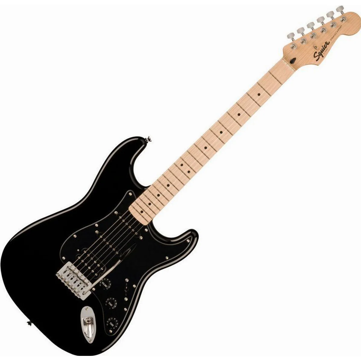 Squier Sonic Stratocaster HSS Black, vielseitige Klänge und komfortables Spiel