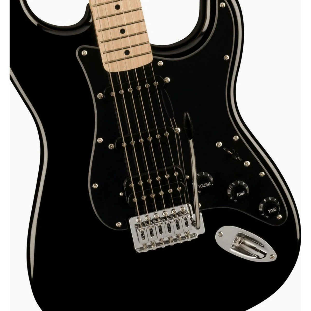 Squier Sonic Stratocaster HSS Black, vielseitige Klänge und komfortables Spiel 4