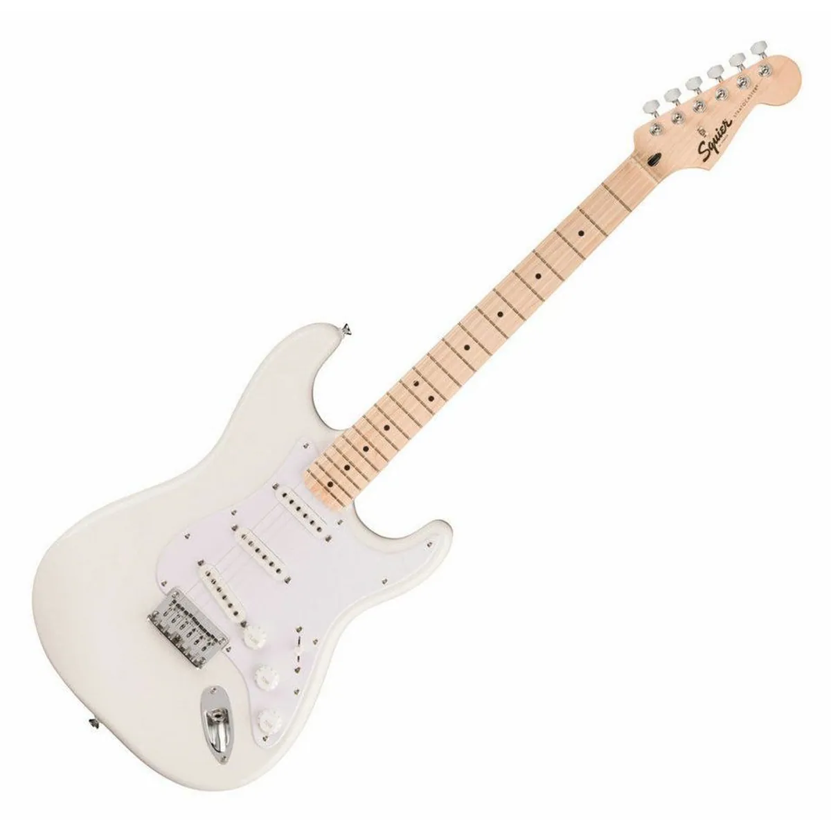 Squier Sonic Stratocaster HT Arctic White, vielseitiger Klang und komfortables Spiel