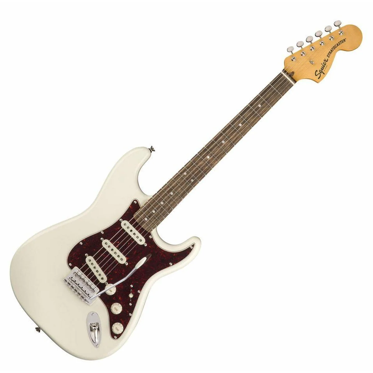 Squier Classic Vibe '70s Stratocaster, vielseitiger Alnico-Sound, elegantes C-Profil
