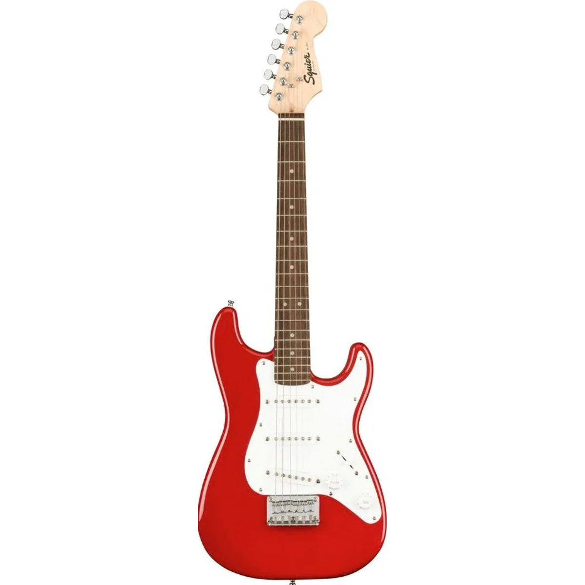 Squier Mini Stratocaster Dakota Red, kompakte E-Gitarre mit vielseitigem Sound 2