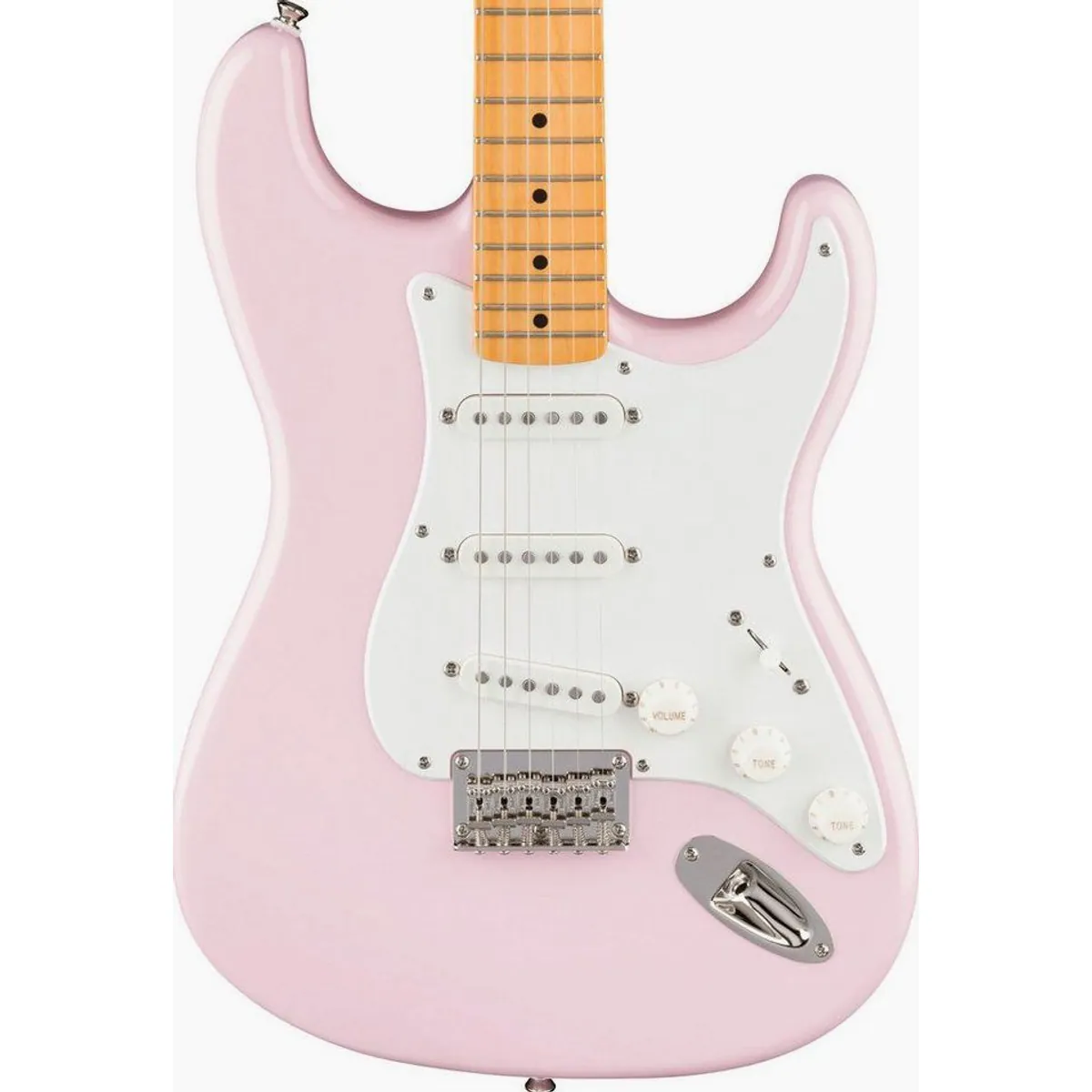 Squier Classic Vibe '50s Stratocaster HT, Alnico-Sounds, Shell Pink — vielseitig, präzise, klassisch 4