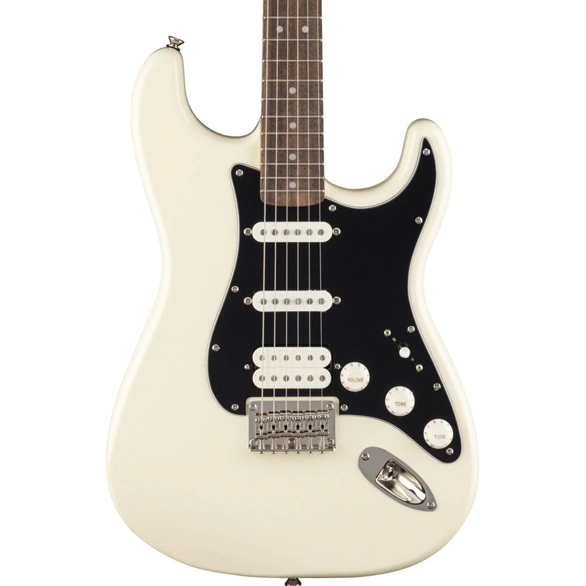 Squier Classic Vibe 70s Stratocaster HT HSS LRL Olympic White, vielseitige HSS-Pickups, angenehmes C-Halsprofil 3