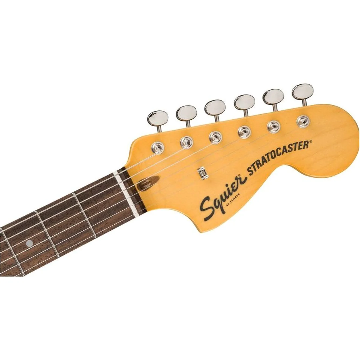 Squier Classic Vibe 70s Stratocaster HT HSS LRL Olympic White, vielseitige HSS-Pickups, angenehmes C-Halsprofil 4