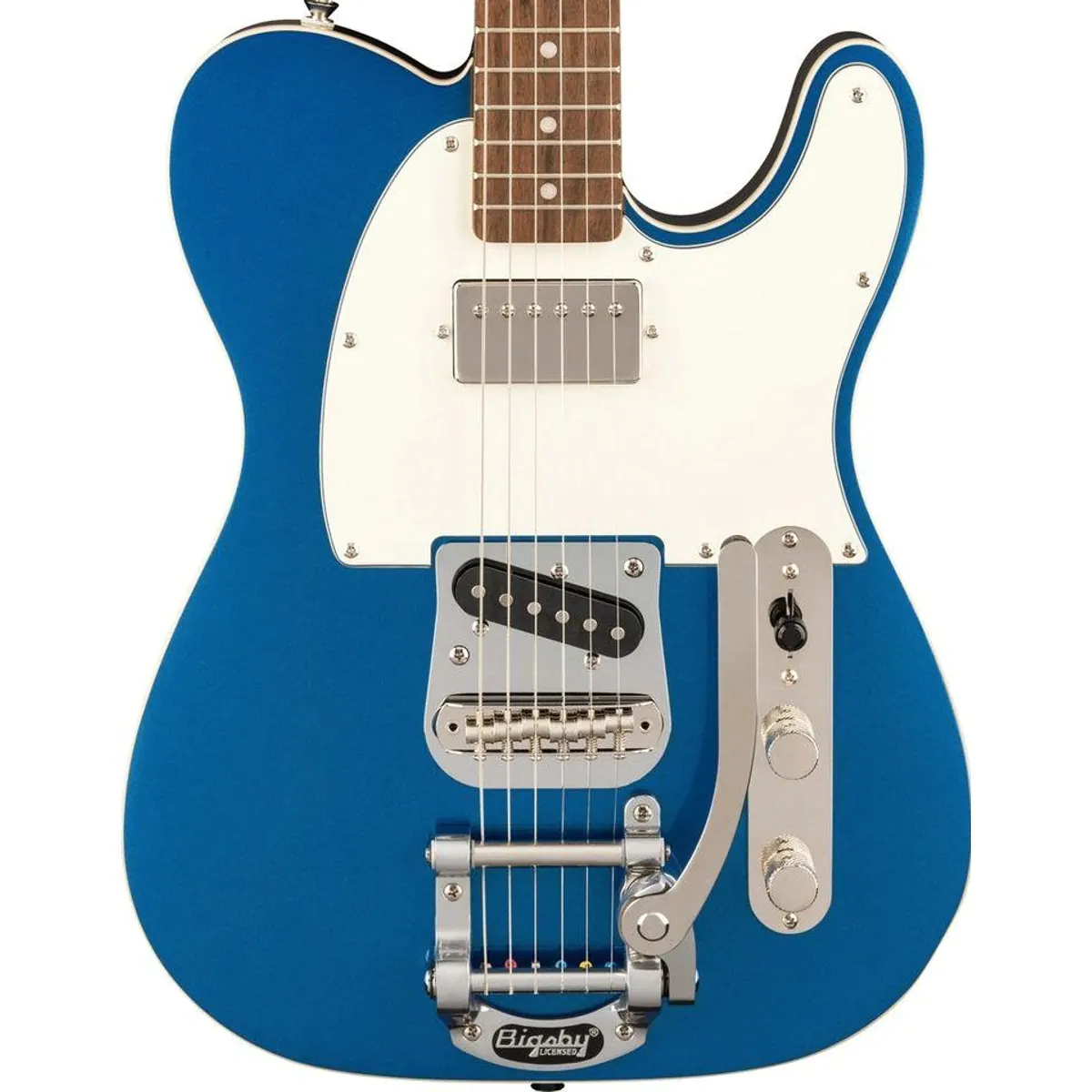 Squier Classic Vibe Custom Telecaster SH, vielseitige SH-Bestückung, Bigsby B50 Vibrato 4