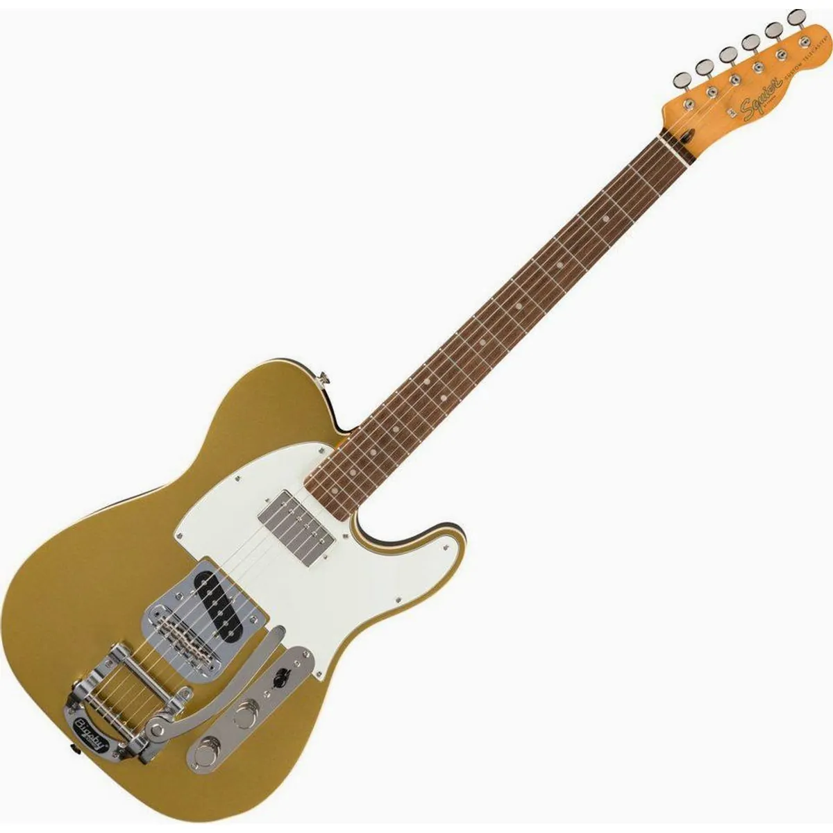 Squier Classic Vibe Custom Telecaster SH, vielseitige Pickup-Bestückung, Bigsby Vibrato