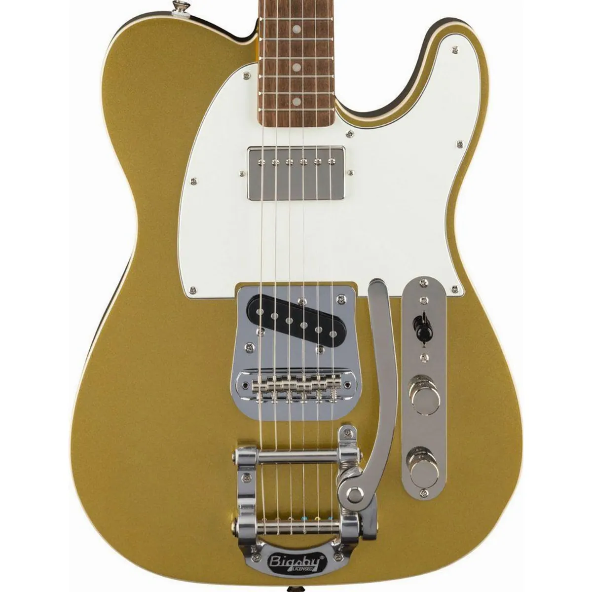 Squier Classic Vibe Custom Telecaster SH, vielseitige Pickup-Bestückung, Bigsby Vibrato 4