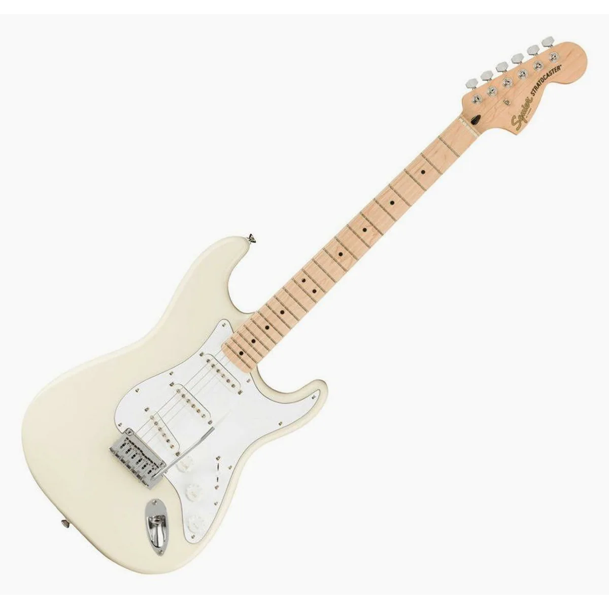 Squier Affinity Series Stratocaster, vielseitige Klangvielfalt in Olympic White
