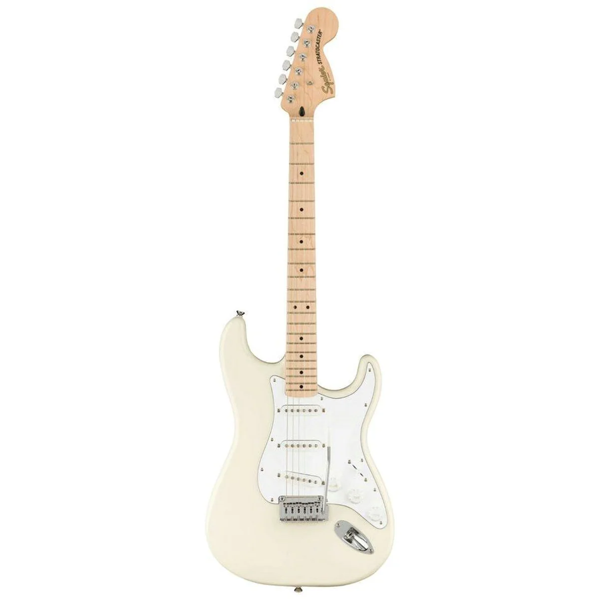 Squier Affinity Series Stratocaster, vielseitige Klangvielfalt in Olympic White 2