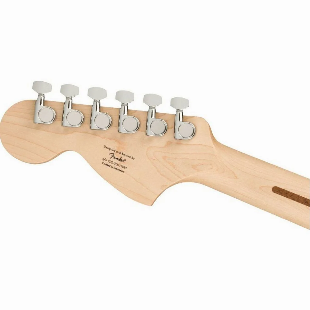 Squier Affinity Stratocaster E-Gitarre, Hochglanz Schwarz, 21 Bünde, SSS Tonabnehmer 5