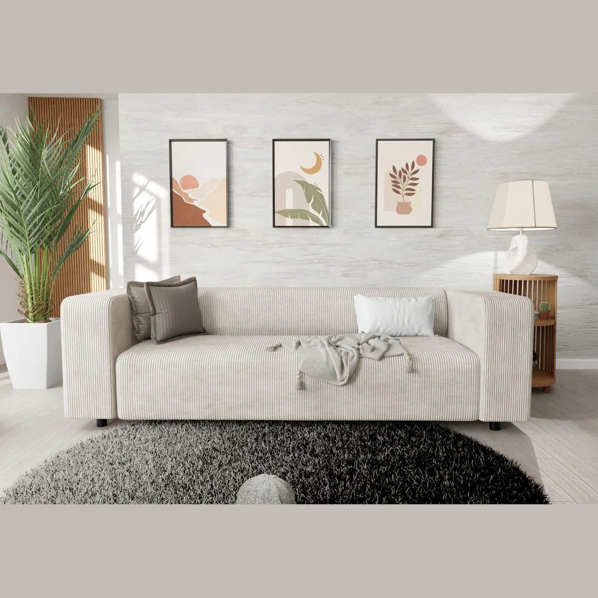 S-Style Möbel Polstergarnitur Gustav, stilvolles Design, hoher Komfort, langlebige Materialien 4