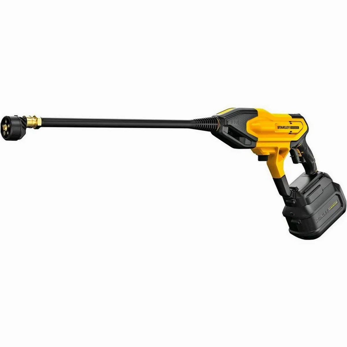 STANLEY 18V FATMAX V20 Akku-Hochdruckreiniger, 2 Druckstufen, 5-in-1-Düse, ergonomischer Griff
