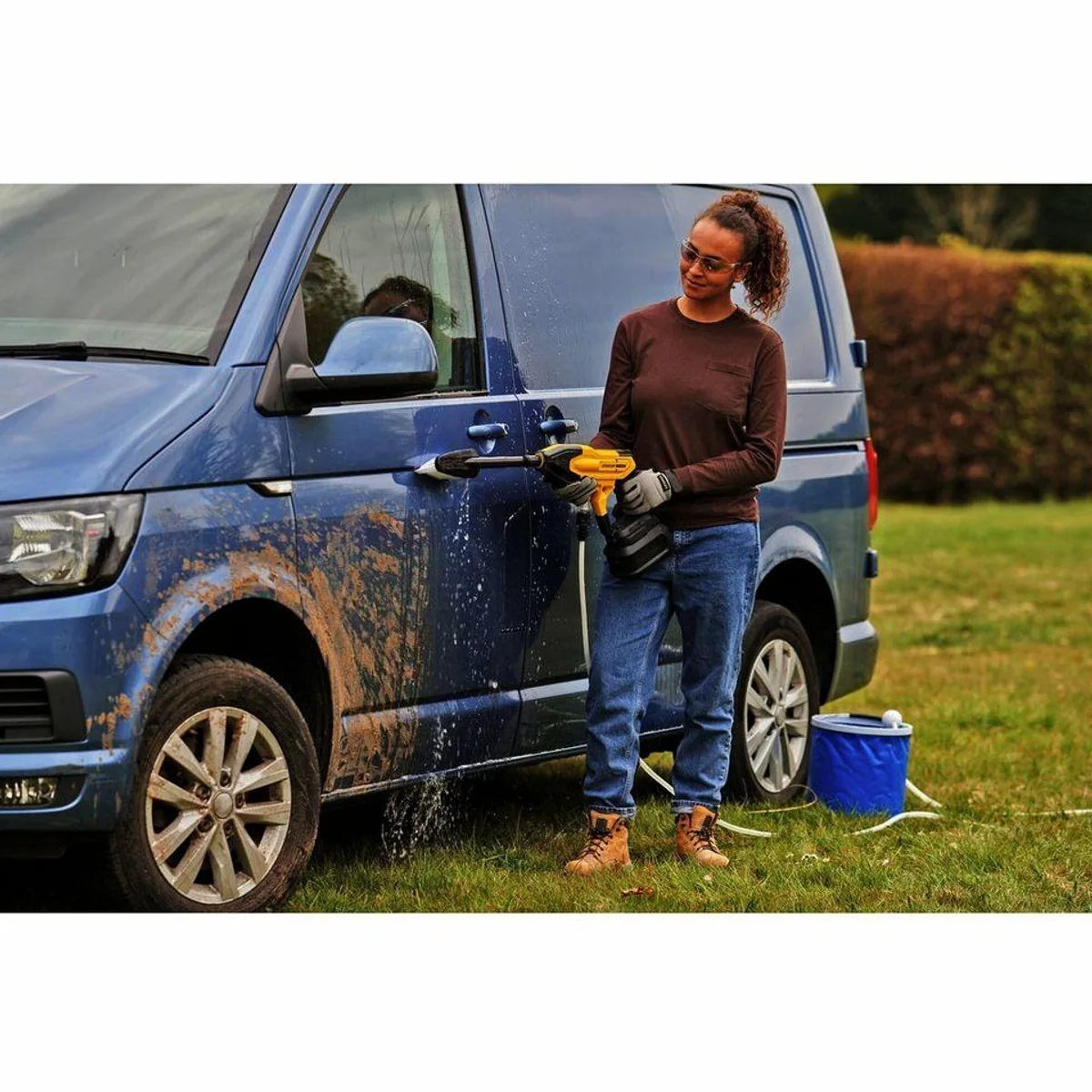 STANLEY 18V FATMAX V20 Akku-Hochdruckreiniger, 2 Druckstufen, 5-in-1-Düse, ergonomischer Griff 5