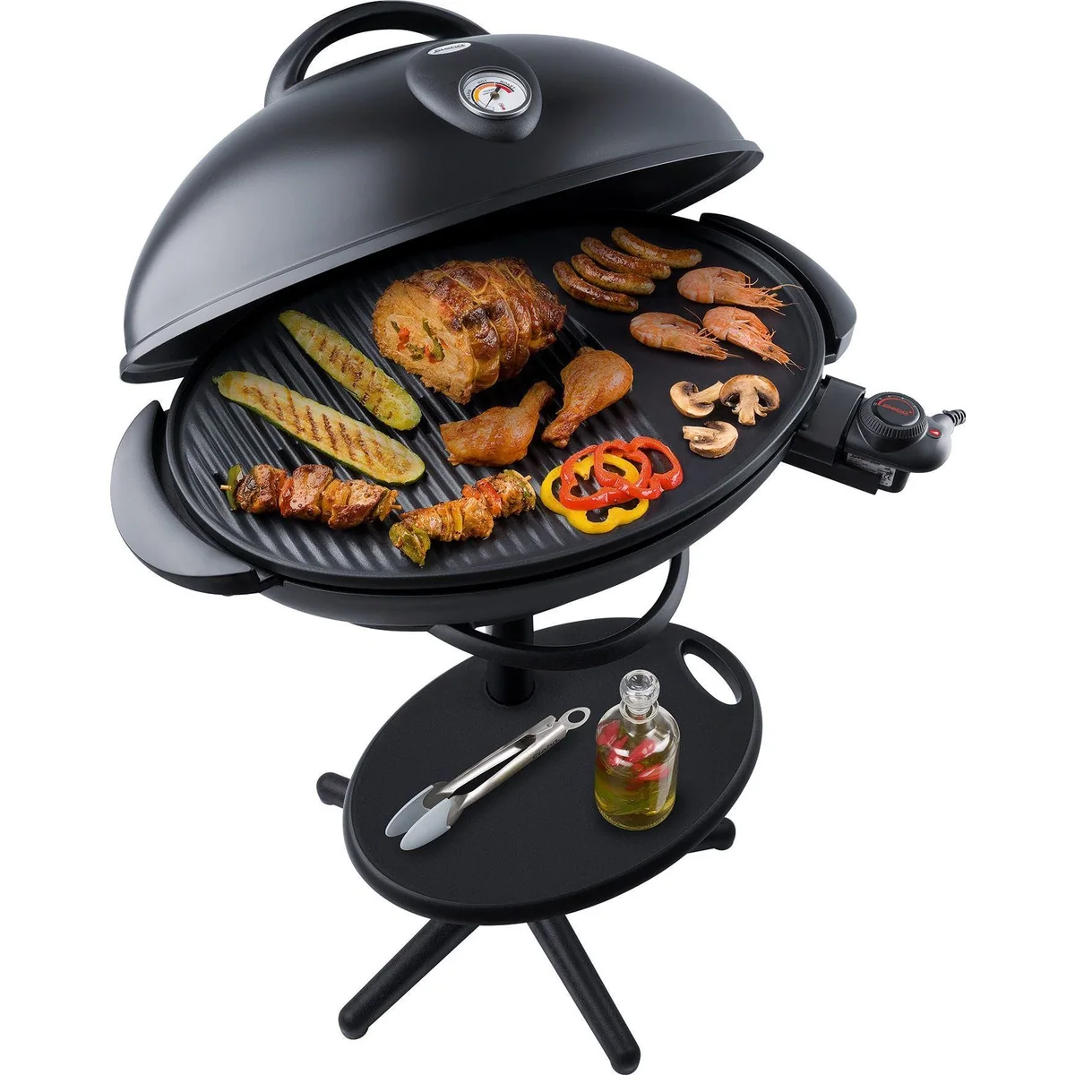 Steba VG 350 BIG Elektro-Standgrill, 2200 W, schnelle Aufheizzeit, große Grillfläche
