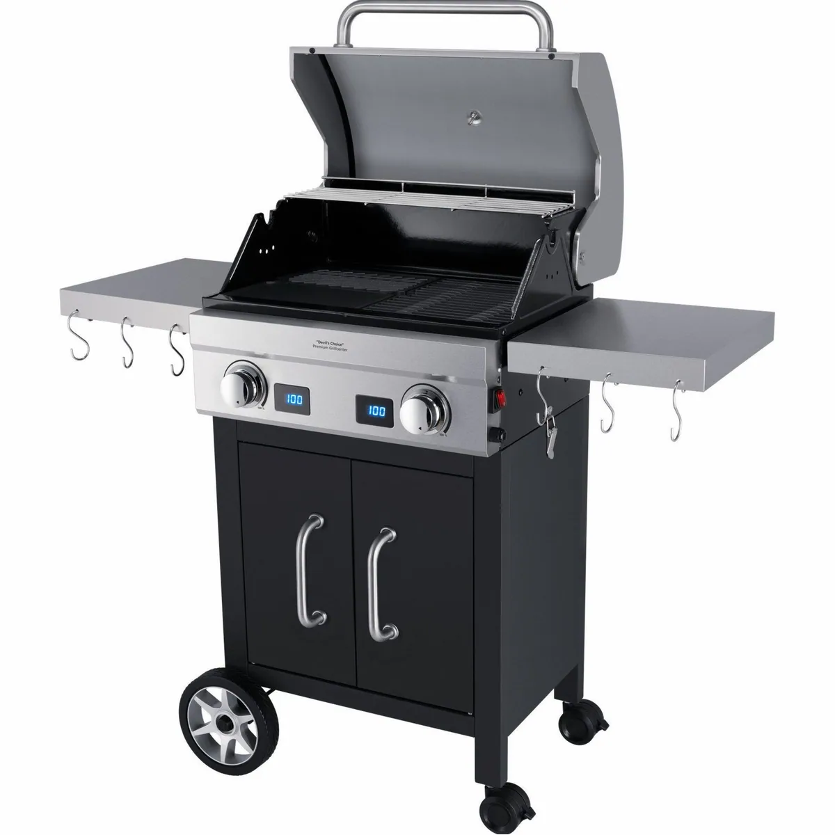 Steba Elektrogrill VG 7000 Devil’s Choice, stufenlose Temperaturregelung, elegantes Edelstahlgehäuse 4