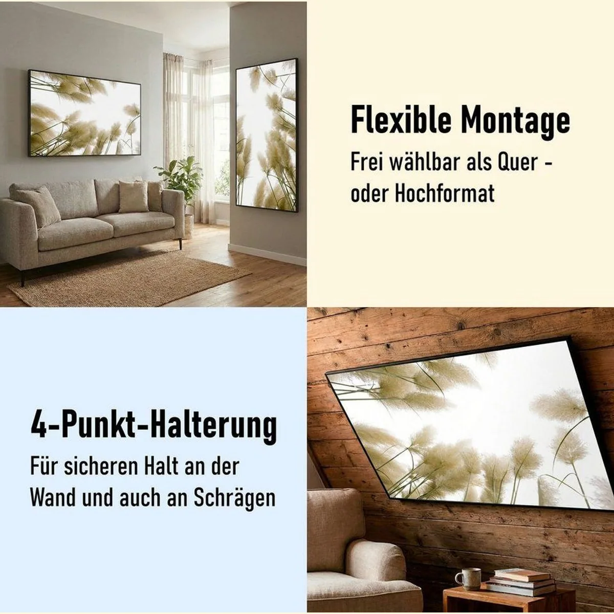 STEINFELD Heizsysteme Infrarotheizung Bild 600W, sanfte Wärme, flexibles Design, Made in Germany 3