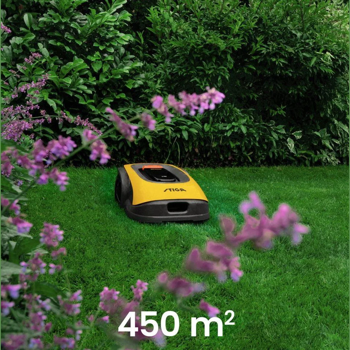 STIGA GARDEN Rasenmähroboter A 300, für Rasenflächen bis 450 m², kabellos, intelligente Mähsteuerung 2