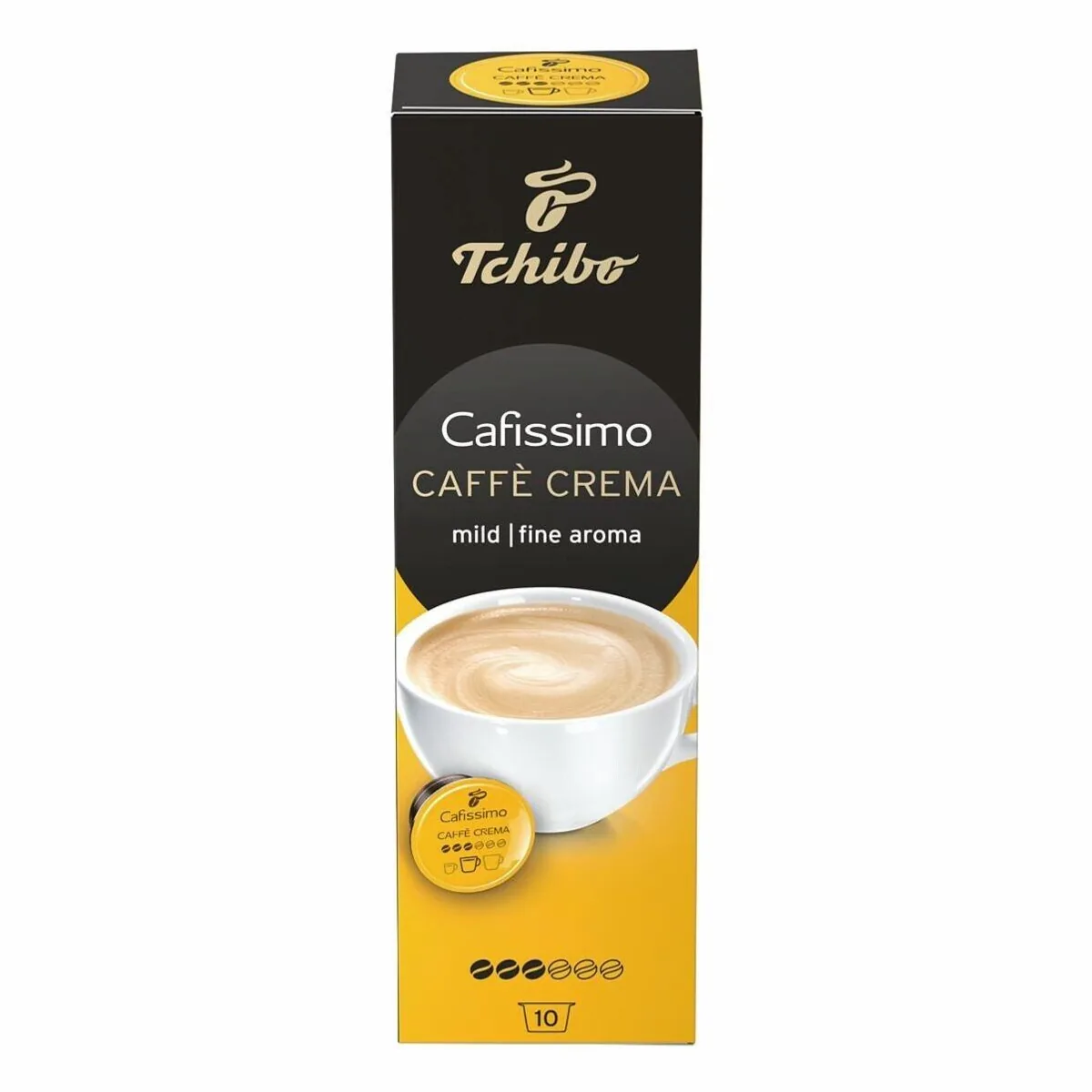 Tchibo Cafissimo Caffè Crema, milder Genuss in 80 Kaffeekapseln