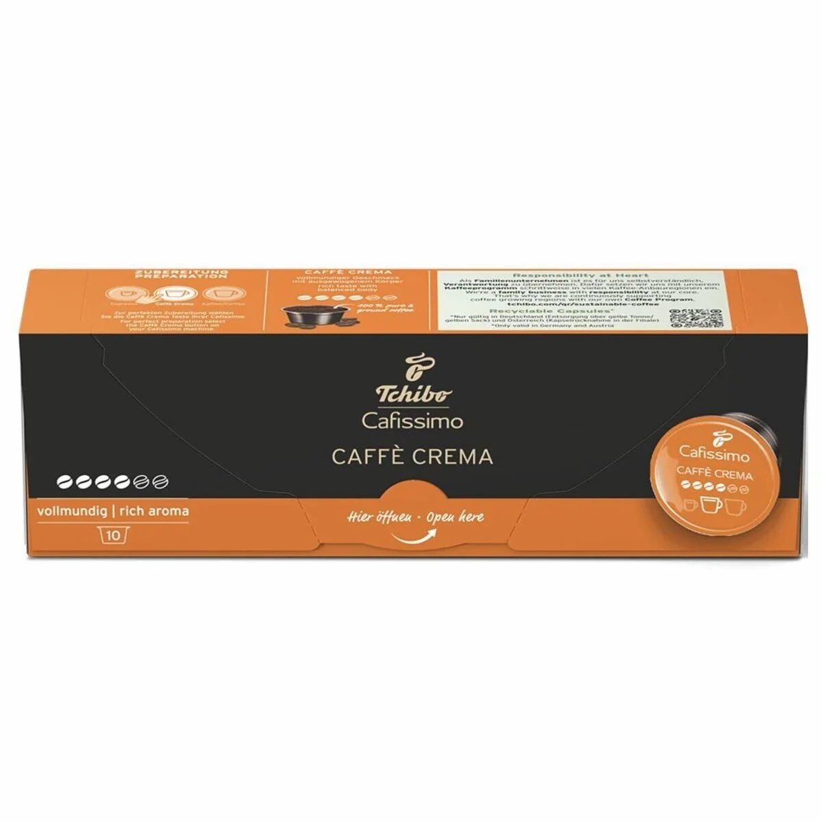 Tchibo Cafissimo Caffè Crema, vollmundiger Kaffeegenuss — 80 Kaffeekapseln 2