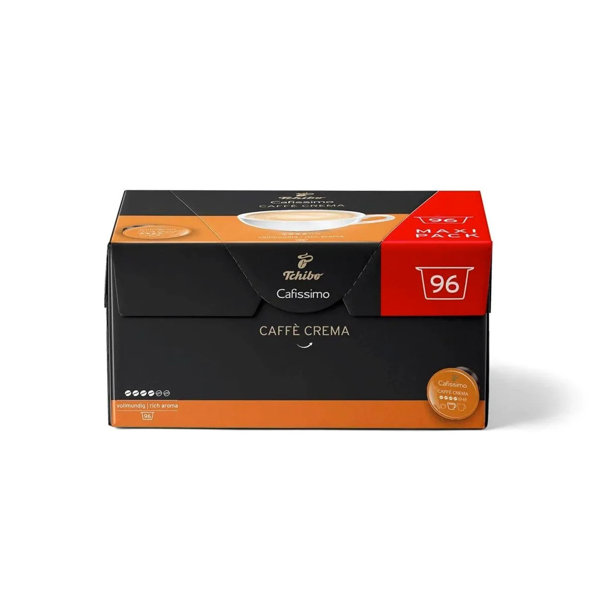 Tchibo Caffè Crema Rich Aroma, reiche Sinnlichkeit, ideal für Cappuccino und Latte Macchiato