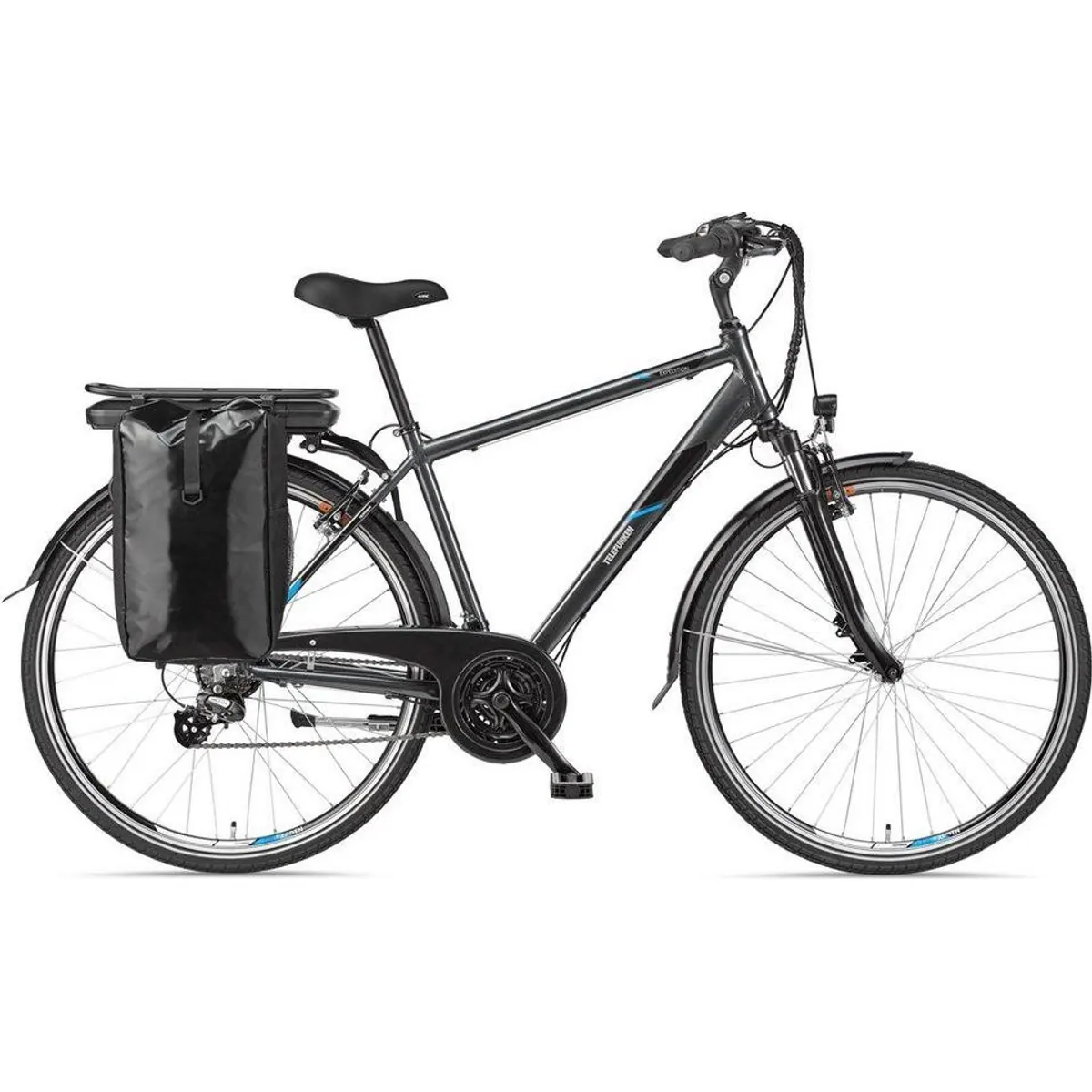 Telefunken Trekking E-Bike Expedition XT481, 21-Gang Shimano, 374,4 Wh Akku