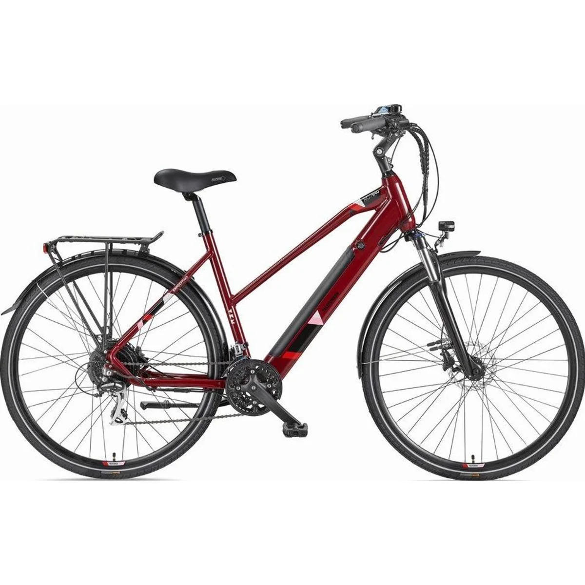 Telefunken E-Bike Trekkingrad XC940, 24 Gang Shimano, 100 km Reichweite