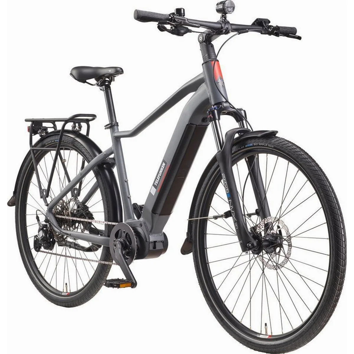 Telefunken SUV700 E-Bike, 250 W Mittelmotor, 10-Gang Kettenschaltung — ideal für Stadt & Freizeit 2