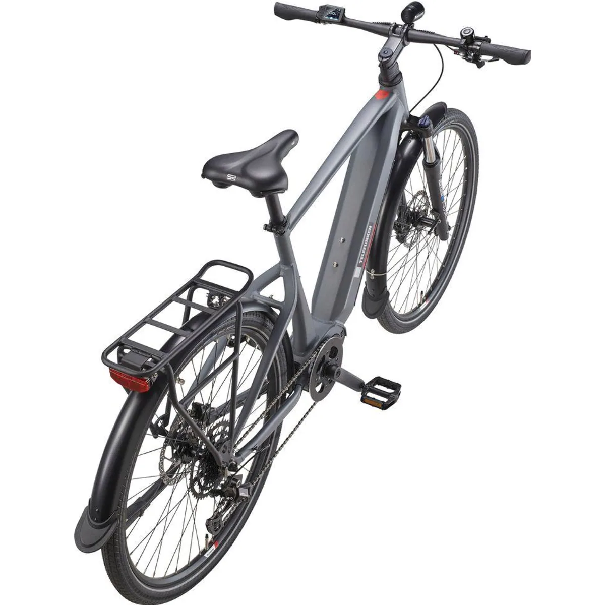 Telefunken SUV710 E-Bike Cityrad, 250 W Mittelmotor, 720 Wh Akku, 9-Gang Shimano 3