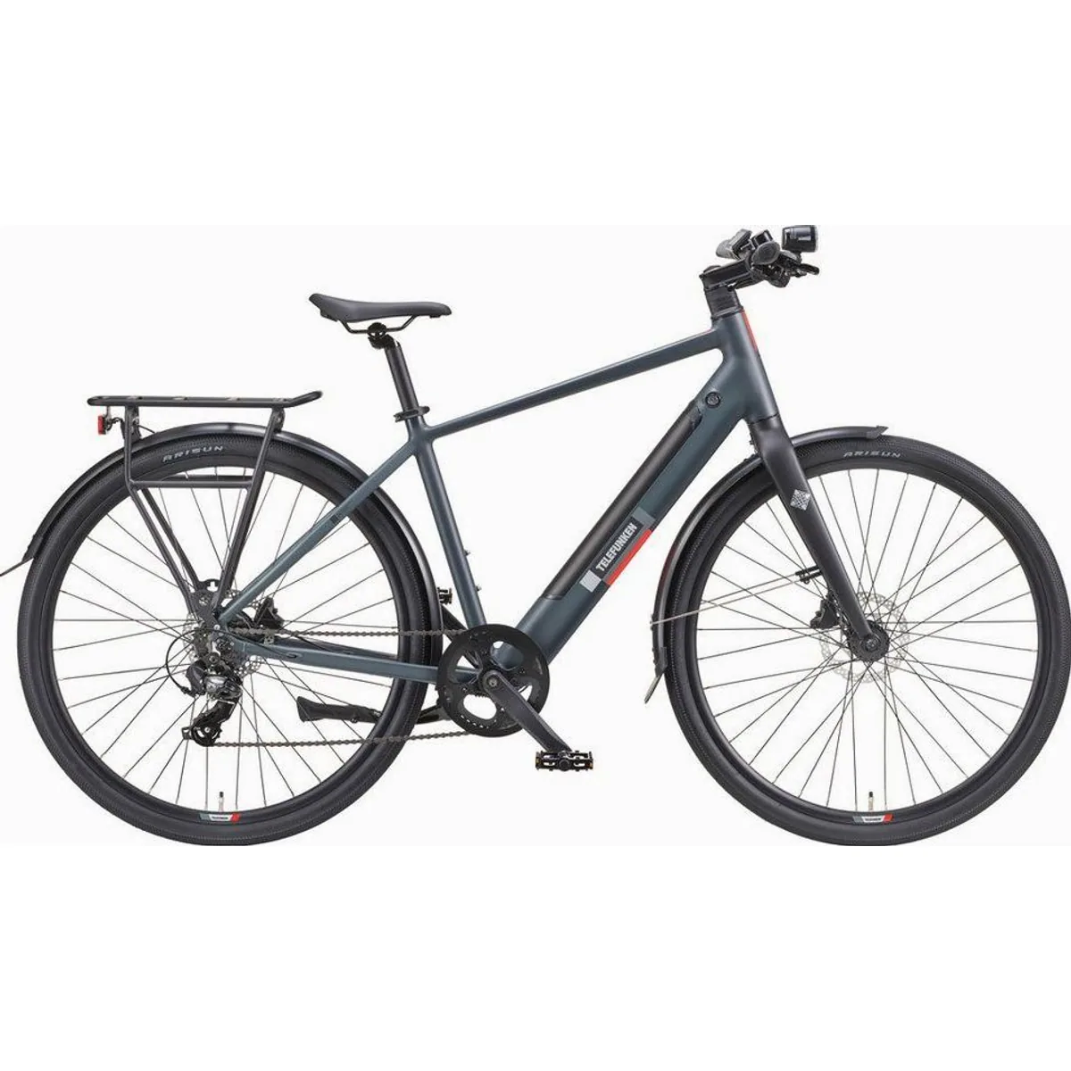 Telefunken UH210 E-Bike Cityrad, 7-Gang Shimano, Heckmotor, 417,6 Wh