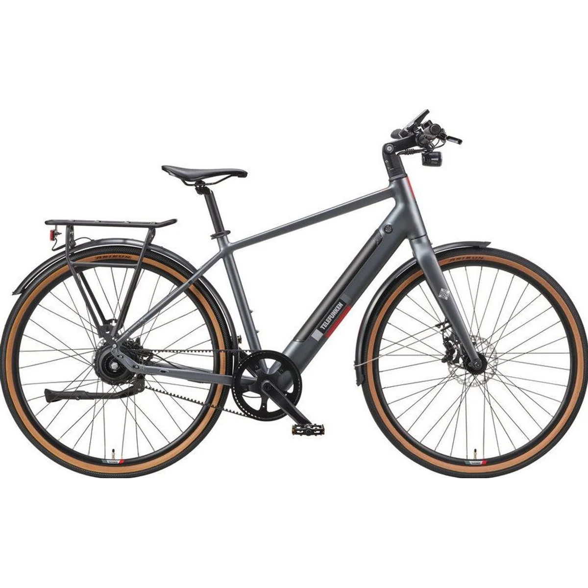 Telefunken E-Bike UH220, 250 W Heckmotor, 2-Gang Automatik — ideal für Stadtfahrten