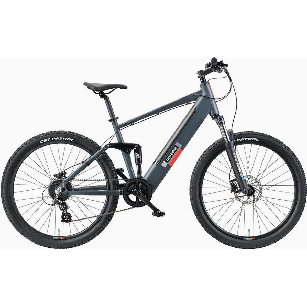 Telefunken E-Bike Aufsteiger M936, leistungsstarker Heckmotor, 8-Gang Shimano Schaltung, hochkomfortabel