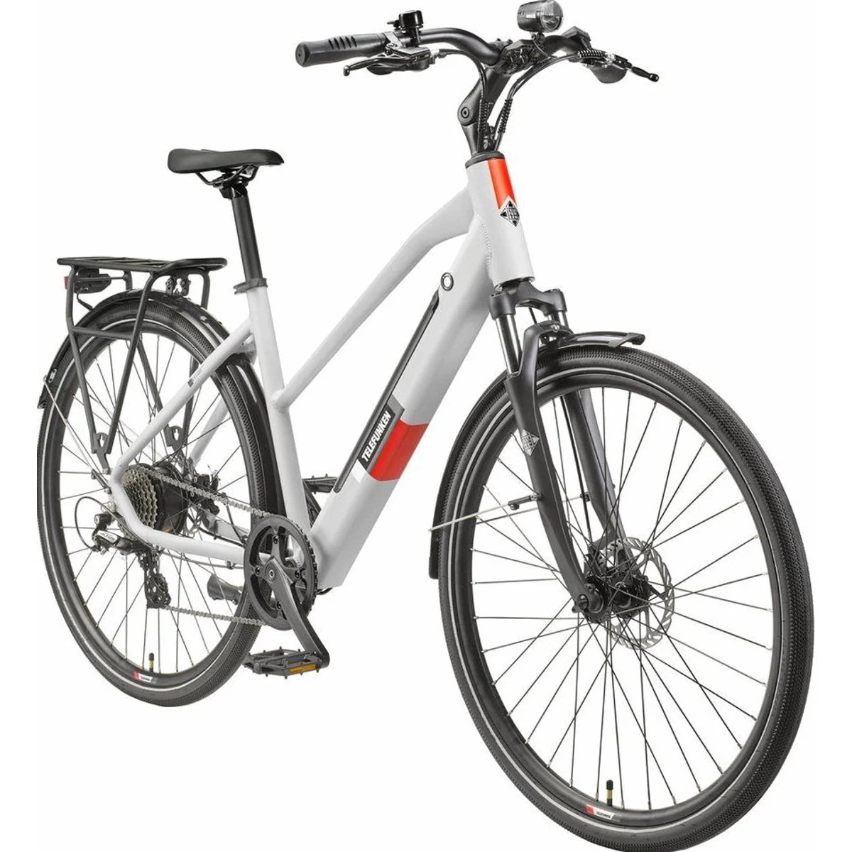 Telefunken E-Bike Trekkingrad Expedition XT490 Damen, 250 W Heckmotor, 28 Zoll, 8-Gang Shimano 2